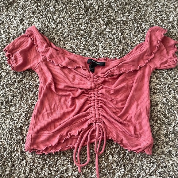 Forever 21 Tops - Forever 21 Ruched Drawstring Top